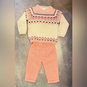 H&M Knit Sweater & Pants Set